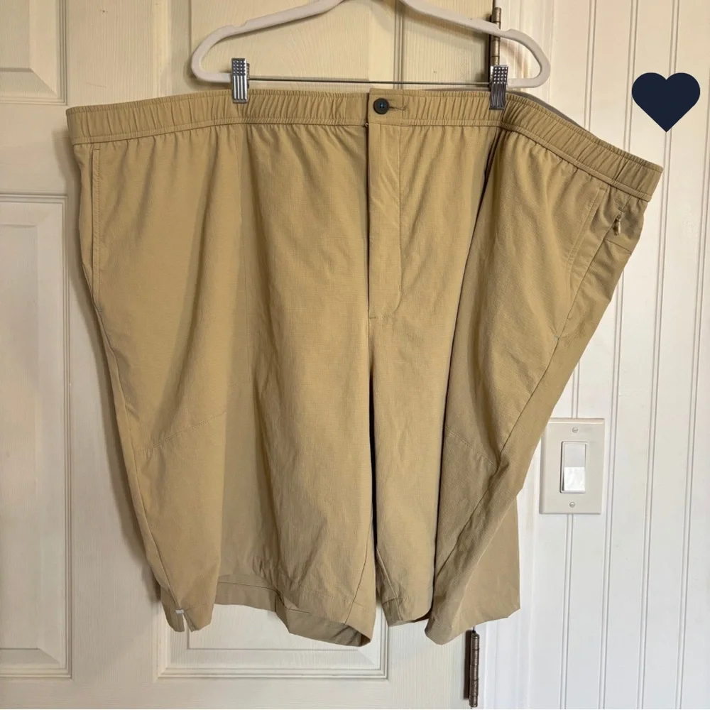 Tommy Bahama 5XLB Khaki Ripstop elastic Waist Shorts
